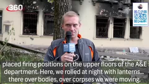 Part 1 Mariupol Ukraine Citizen Tells About Living in Hospital Basement When “Azov” Militants Were There