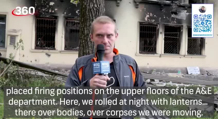 Part 1 Mariupol Ukraine Citizen Tells About Living in Hospital Basement When “Azov” Militants Were There