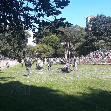 Knights Fighting in Fort Tyron NYC