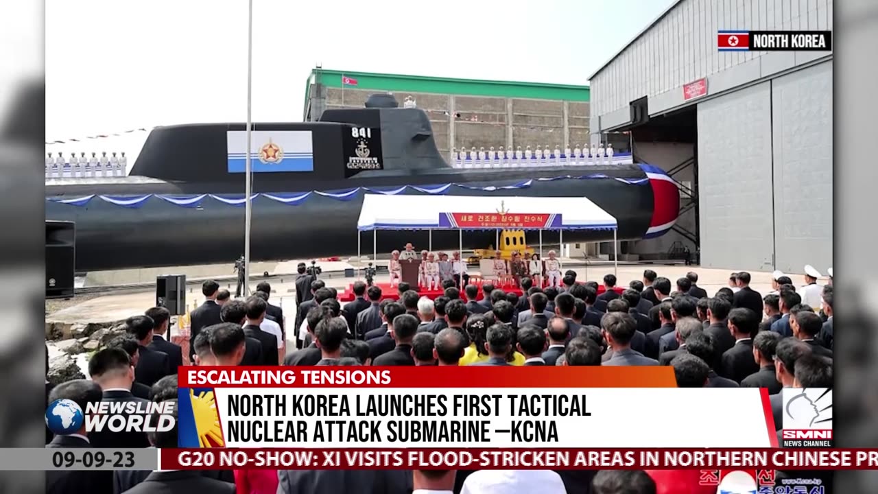 North Korea launches first tactical nuclear attack submarine –KCNA