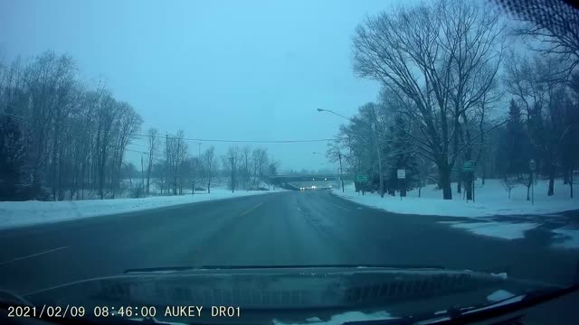 Truck accident caught on dash cam