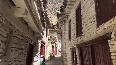 Walk through inside villages