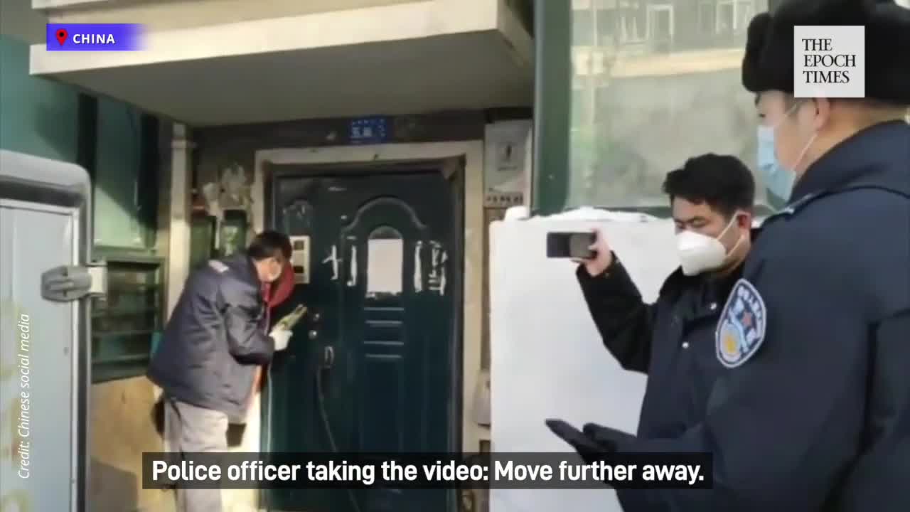 Chinese Police Weld a Door Shut to Lock Residents Inside During Coronavirus Quarantine