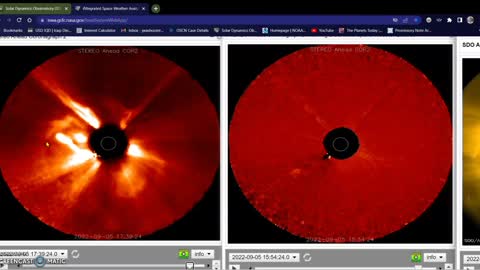 Huge Eruption, Missing Data, Ufo's on Satellite, Russian Schumann 09-06-22