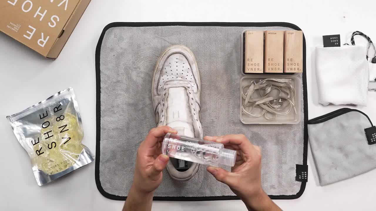 Shoe Cleaning ASMR - Nike Air Force 1