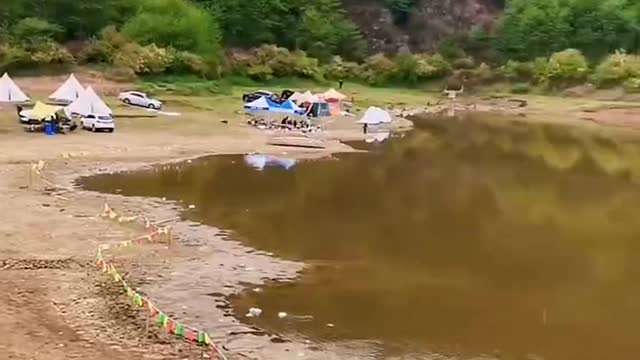 Find a scenic spot to camp