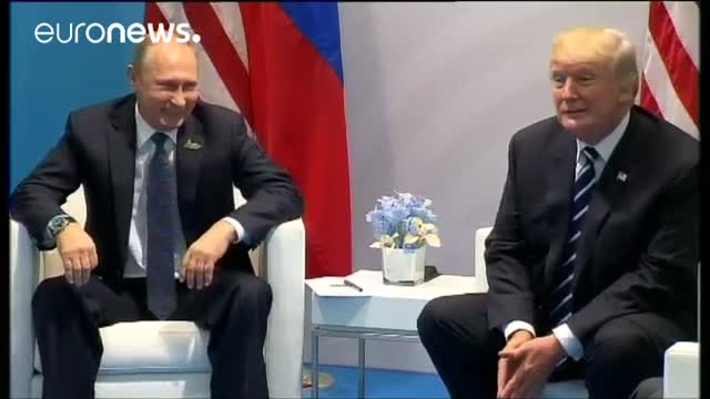 First meeting between Putin and Trump