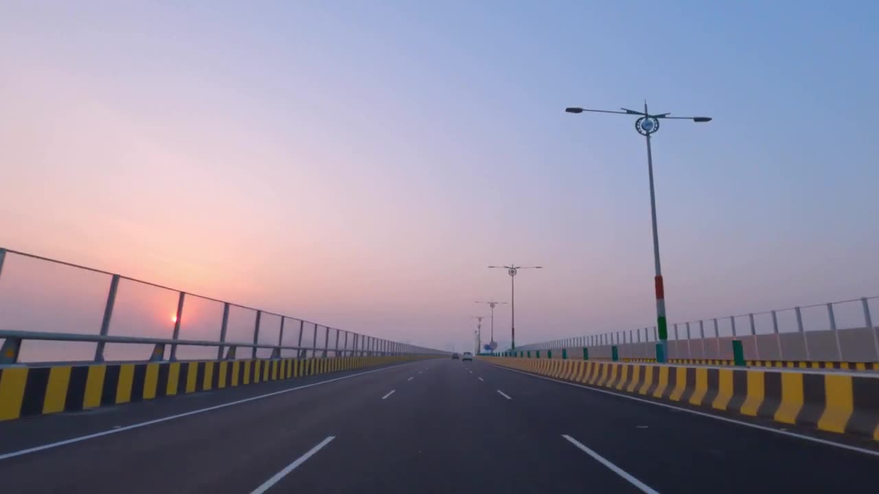 Mumbai Transharbour Link . Indias Longest Sea Bridge