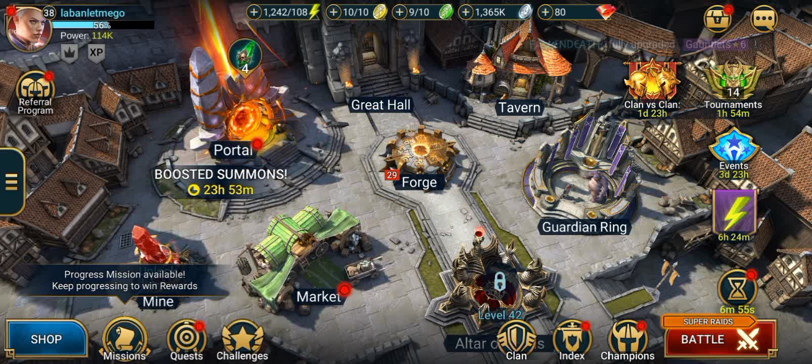 Raid Shadow Legend 🎮💪 Dungeon Map_Force Keep