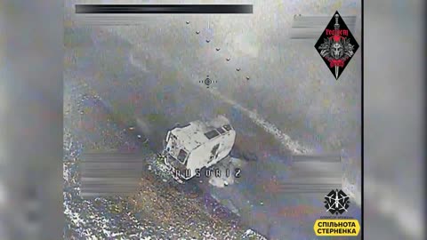The Russians jumped on a loaf of bread, fleeing from your drone. This trick didn't