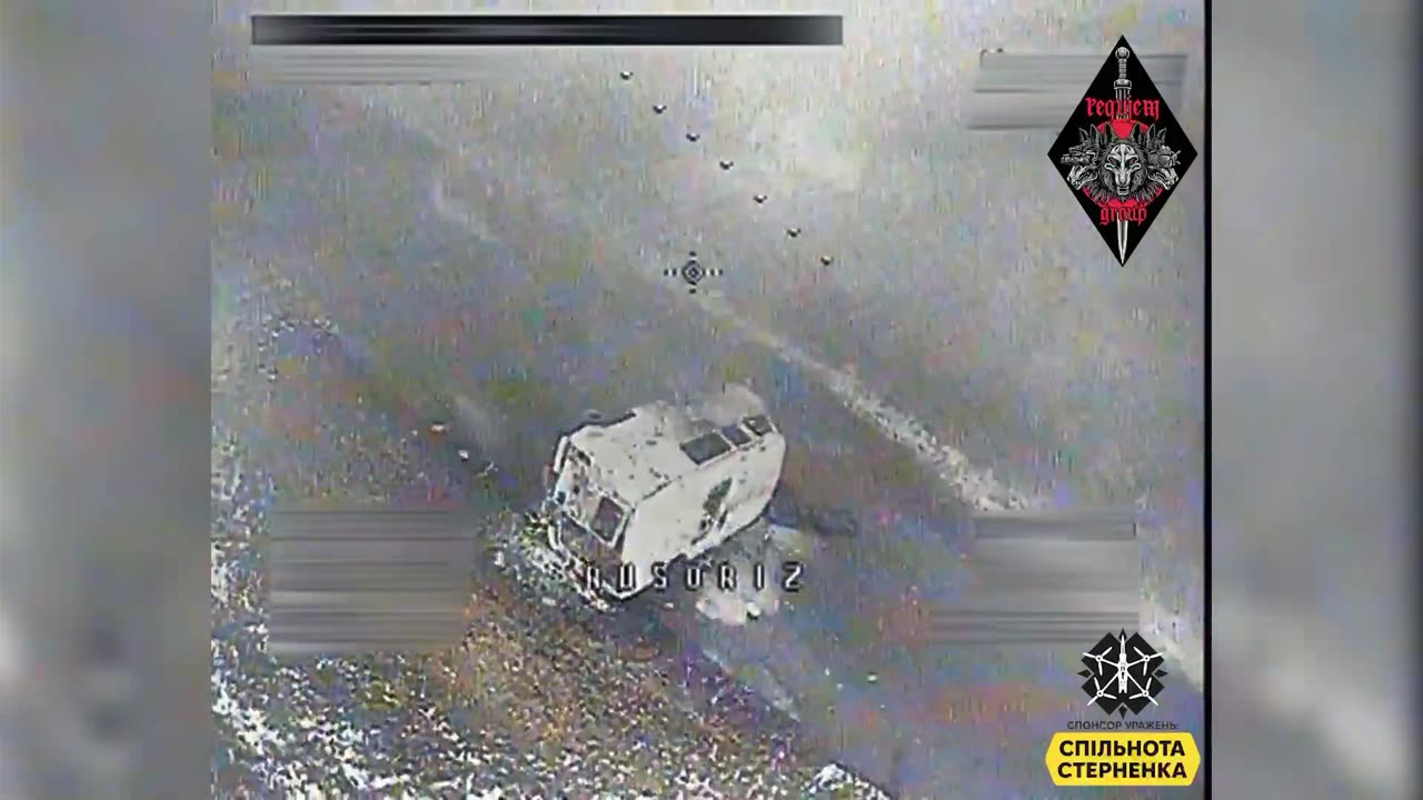 The Russians jumped on a loaf of bread, fleeing from your drone. This trick didn't