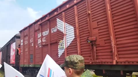 Humanitární pomoc dorazila od Všeruské lidové fronty do Luganska