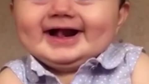 Adorable baby Laugh