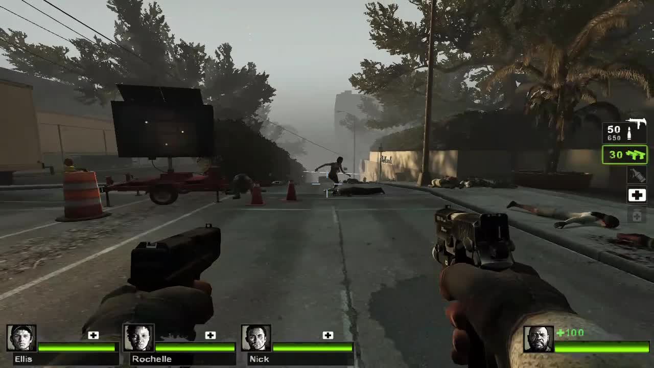 GAK SENGAJA NEMBAK ZOMBIE PENYIHIR Left 4 Dead 2 Dead Center Street Gameplay