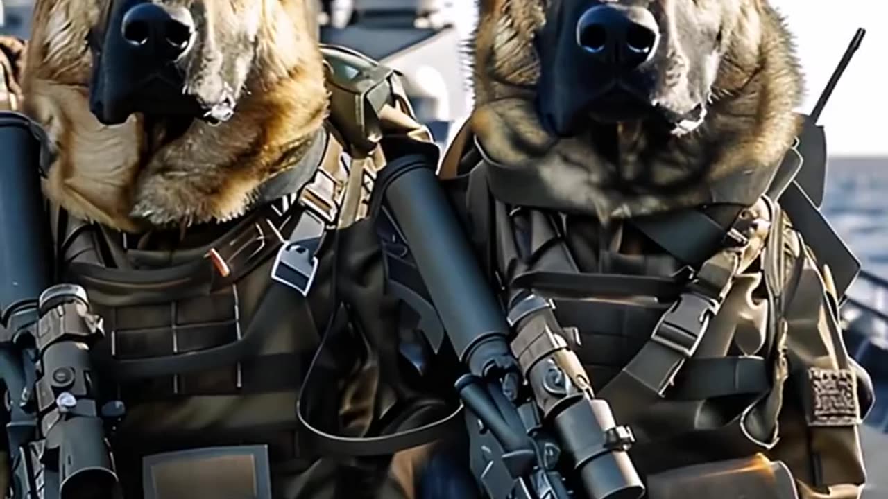 Armed k9