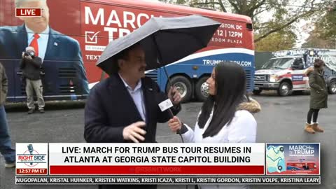 Mike Lindell Interview with RSBN at March for Trump Rally in Atlanta