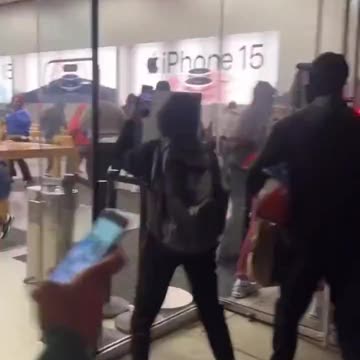 Scenes Like This One at a Philly Apple Store Last Night Are Becoming Far Too Common