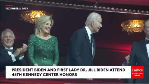 Biden Gets Cheered On By DC Elites In Wild Clip