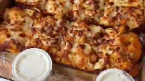 BUFFALO CHICKEN CHEESE BREAD