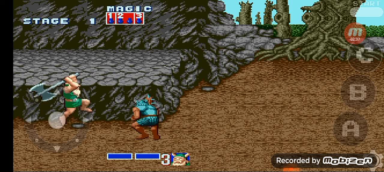 Gameplay de Golden Axe