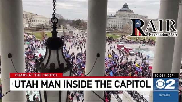 Criminal BLM Rioter who Infiltrated Capitol Praised by News as 'Civil Rights Activist' (Video)