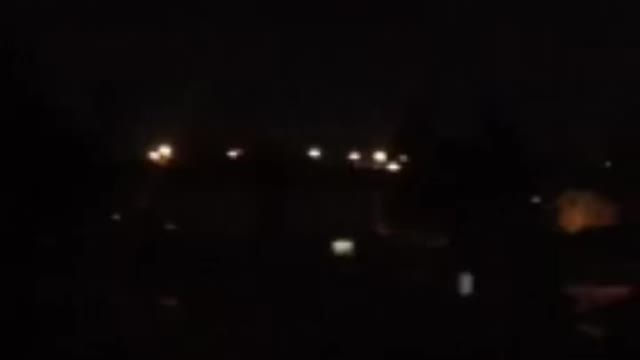 Thunder and lightning in the dark of the night