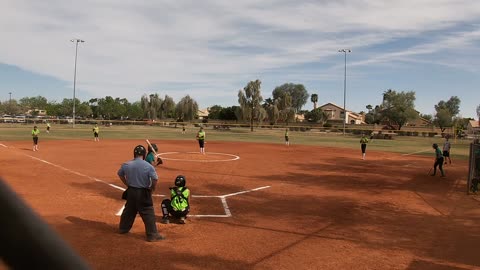 Clovers 14U v. Hotshots Isaacson Catching Cut 1 (of 5)