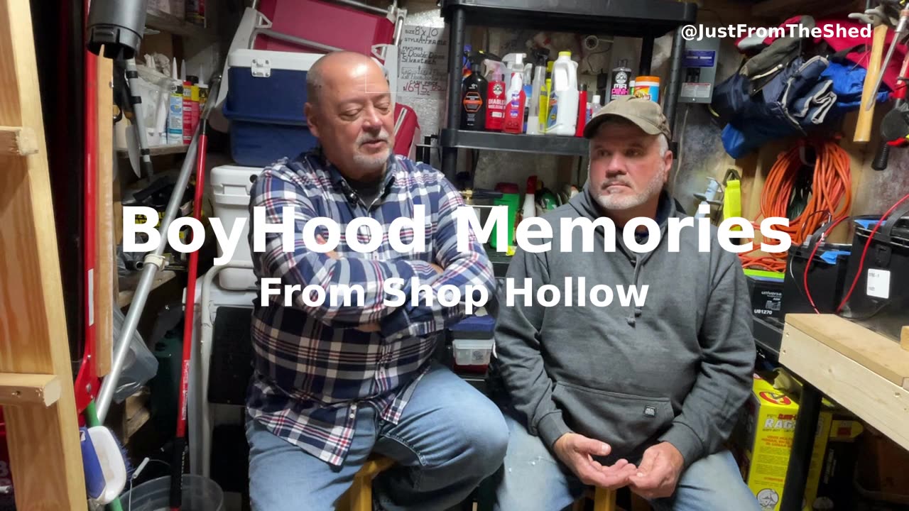 Just From The Shed Episode 62 Tommy Muncy Part 3 BoyHood Memories,