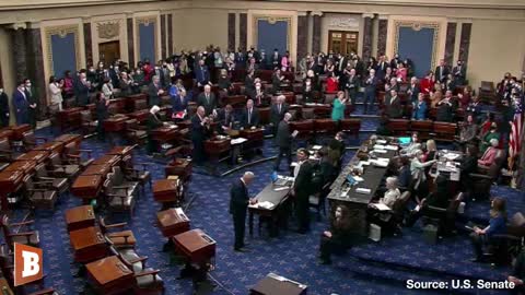 Mitt Romney Claps with Democrats for KBJ Confirmation as Republicans Leave Chamber