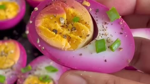 Pink egg recipe