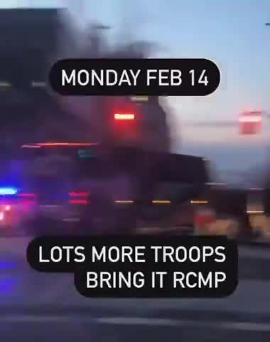 They still have 2 weeks at least to approve Emergency Act but TROOPS BEING BUSSED INTO OTTAWA