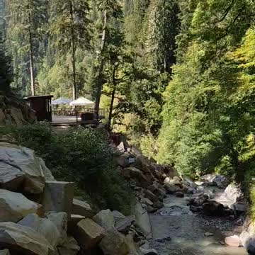 Beautiful stream in the mountains