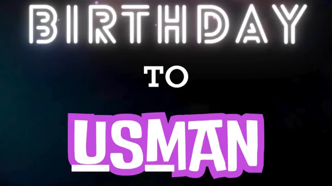 happy Birthday Usman, Usman Birthday Songs, Greetings With Names