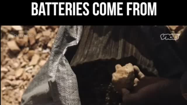 This is Where “Green Energy” Batteries Come From