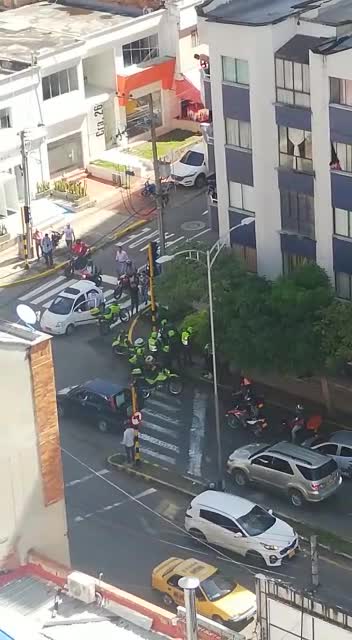 Policía intercambió disparos con un presunto ladrón en exclusivo sector de Bucaramanga