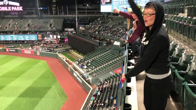 08/30/2021 Banner Brigade at Mariners Event! Trump Won - Save America!