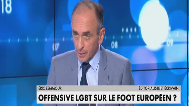 Zemmour et l'offensive LGBT dans le football