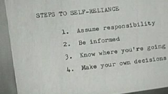 Developing Self-Reliance