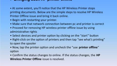 Fix for HP Printer Offline in USA | Hp support 247