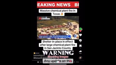 Texas chemical fire ..