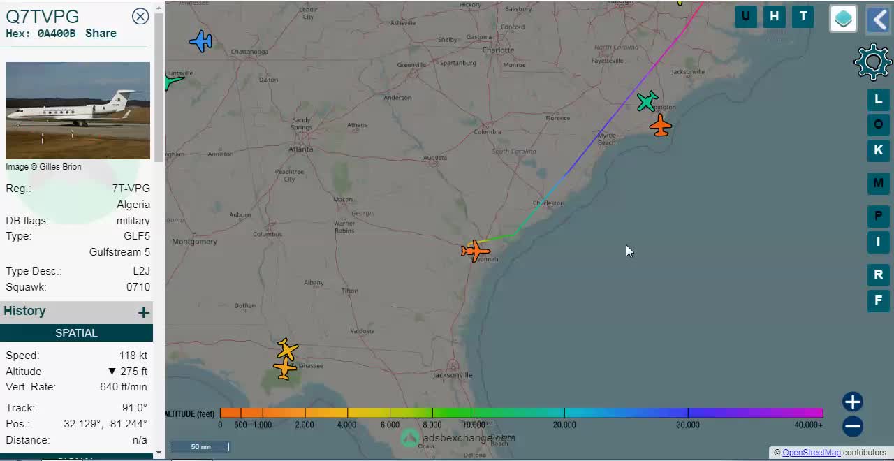 Algerian Q Plane Back - RNA Virology Callsign? - Veterans Day