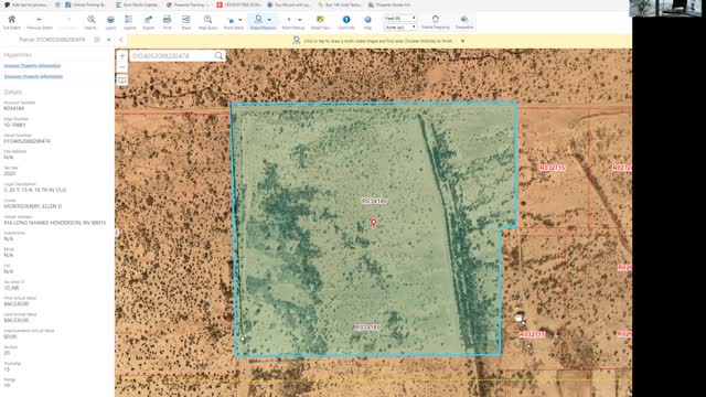 How to find the acreage on land in Otero county New Mexico