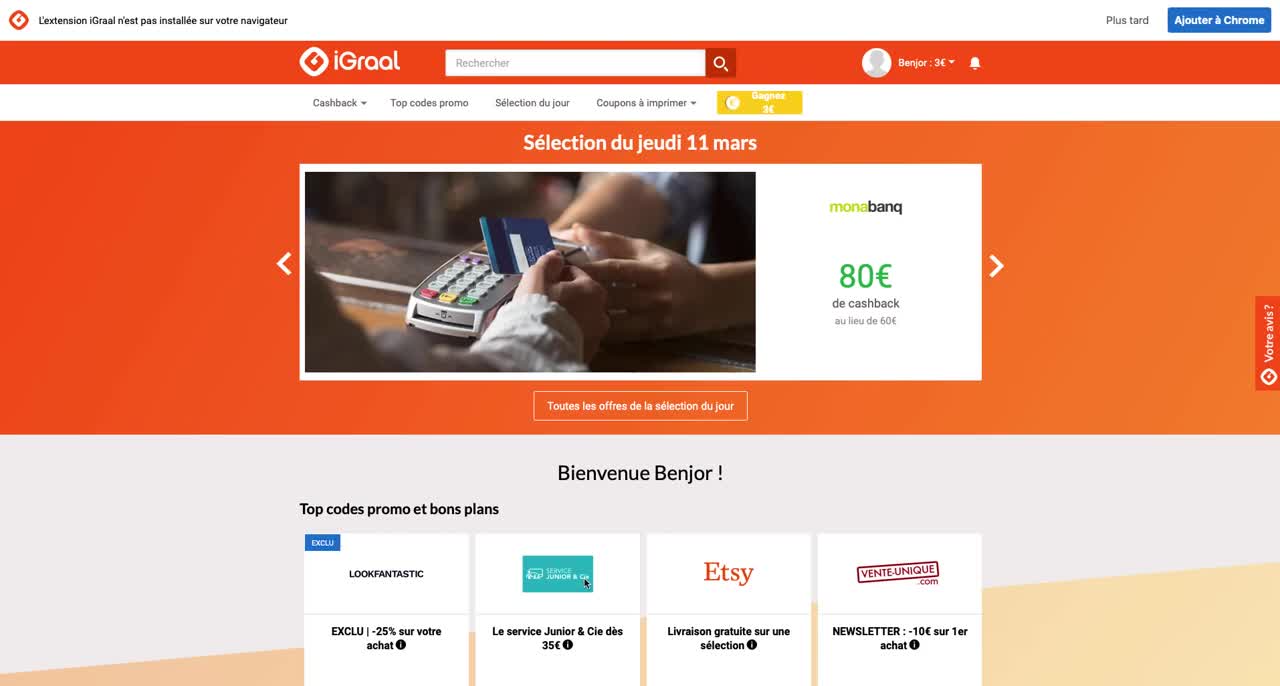 Comment activer/désactiver les notifications iGraal ?