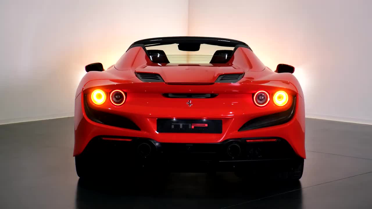 2022 Ferrari F8 Spider - Exterior and interior Details (Red Beast)
