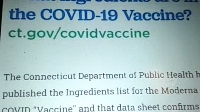 Ingredients of Moderna Vaccine