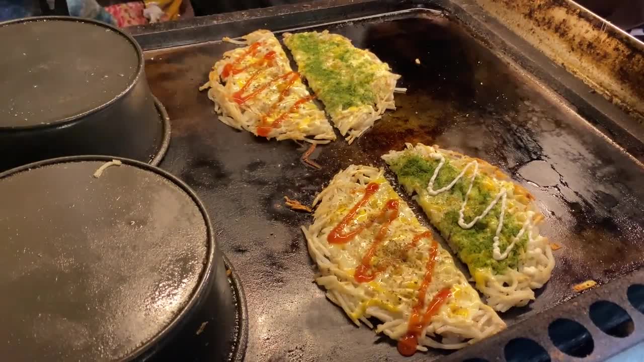 Potato pancakes -Taiwanese street food