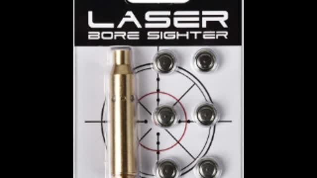 MidTen Bore Sight Cal Red Dot Boresighter 223 5.56mm Rem Gauge with Two Sets of Batteries