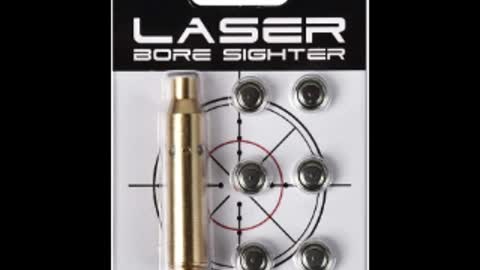 MidTen Bore Sight Cal Red Dot Boresighter 223 5.56mm Rem Gauge with Two Sets of Batteries