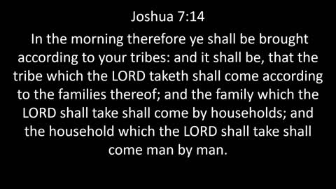 KJV Bible Joshua Chapter 7