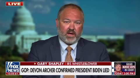 IRS agent Gary Shapley said he was not allowed to investigate Biden thoroughly